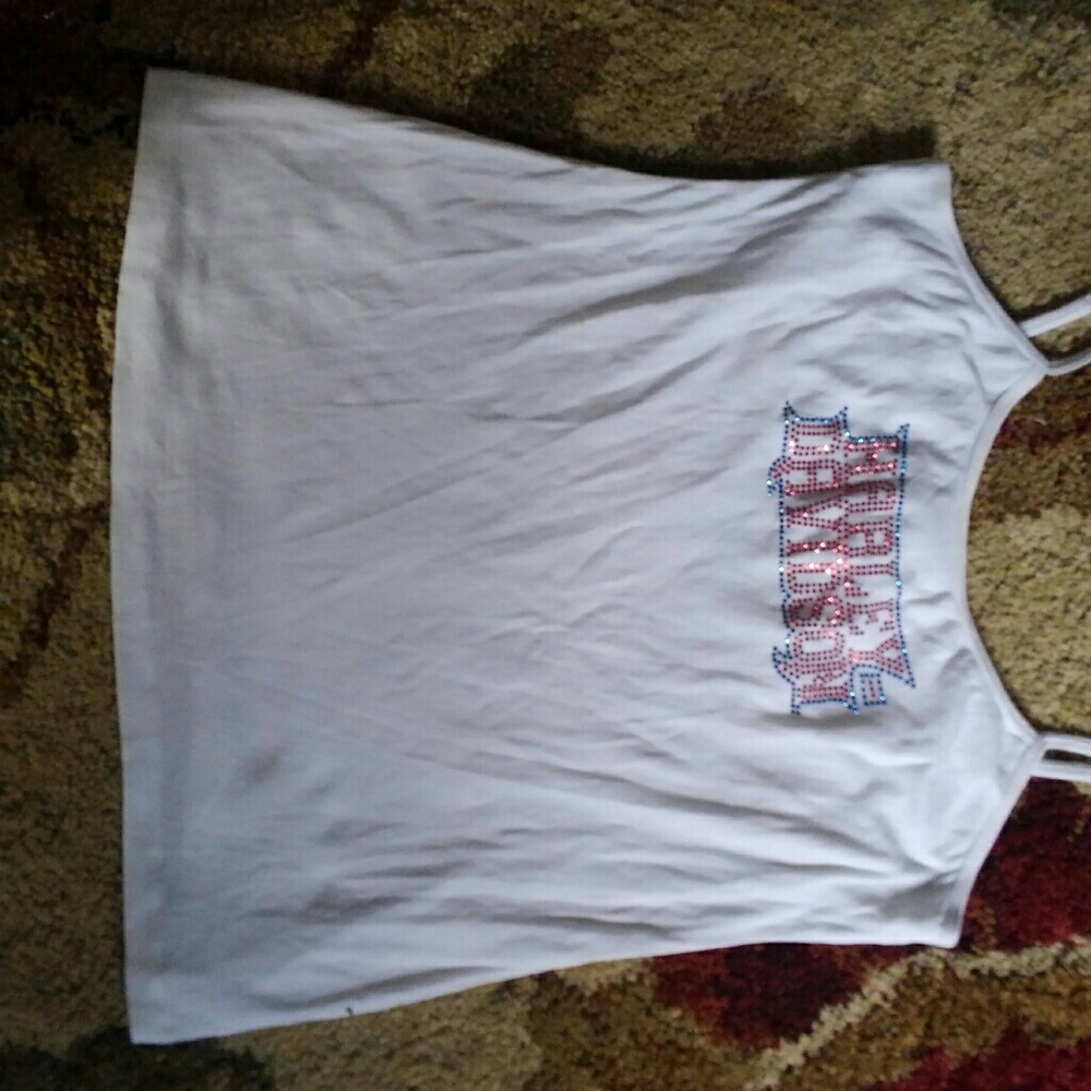 Harley Davidson tank top with bling